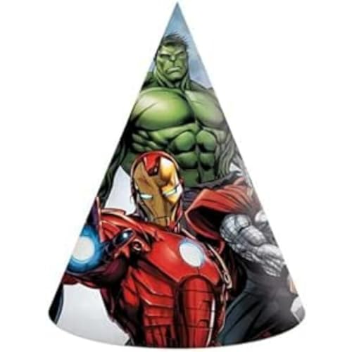 Procos 35137 Avengers Papierhütchen, 23, Bunt Procos 35137 Avengers Papierhütchen, 23, Bunt von Procos