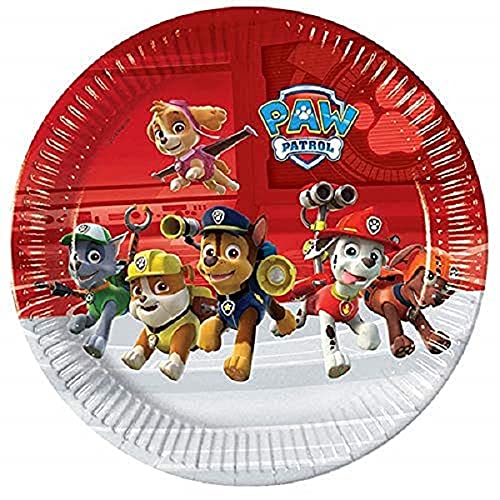 Procos 67202 89774 - Teller Paw Patrol, 8 Stück, Durchmesser 23 cm, Einwegteller, Kindergeburtstag, Partygeschirr Procos 67202 89774 - Teller Paw Patrol, 8 Stück, Durchmesser 23 cm, Einwegteller, Kindergeburtstag, Partygeschirr von Procos
