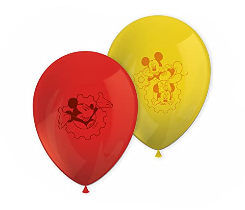 Procos 81522 - Latex-Ballons Playful Mickey, 8 Luftballons mit Motiv, Gast-Geschenk, Kinder-Geburtstag, Mottoparty, Karneval Procos 81522 - Latex-Ballons Playful Mickey, 8 Luftballons mit Motiv, Gast-Geschenk, Kinder-Geburtstag, Mottoparty, Karneval von Procos