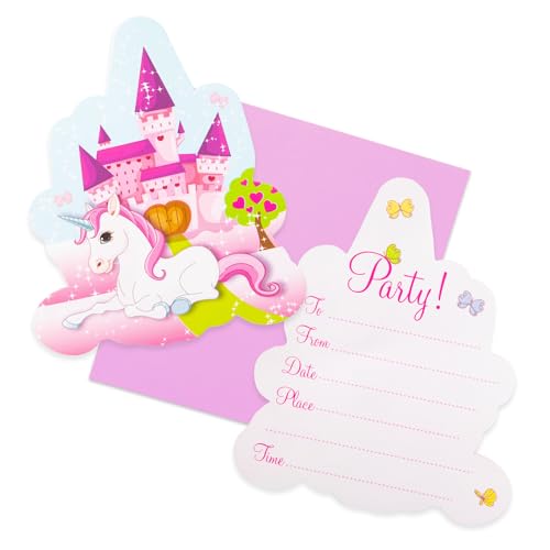 Procos 85675 - Einladungskarten mit Umschlägen Unicorn, 6 Stück, Kindergeburtstag Procos 85675 - Einladungskarten mit Umschlägen Unicorn, 6 Stück, Kindergeburtstag von Procos