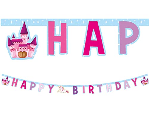 Procos 85676 - Girlande Happy Birthday Unicorn, Größe 200 x 14 cm, Hängedekoration, Kindergeburtstag Procos 85676 - Girlande Happy Birthday Unicorn, Größe 200 x 14 cm, Hängedekoration, Kindergeburtstag von Procos