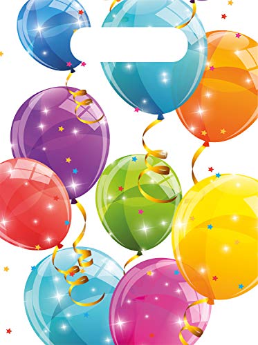 Procos 88152 - Partytüten, Sparkling Balloons, 6 Stück, Plastiktüten, Mitgebsel, Geburtstag, Mottoparty von Procos