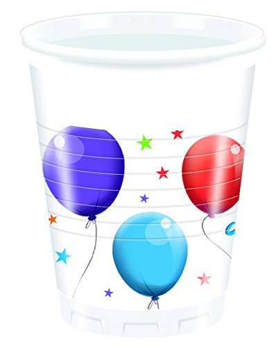 Procos 88267 Partygeschirr Happy Birthday, Becher, One Size von Procos