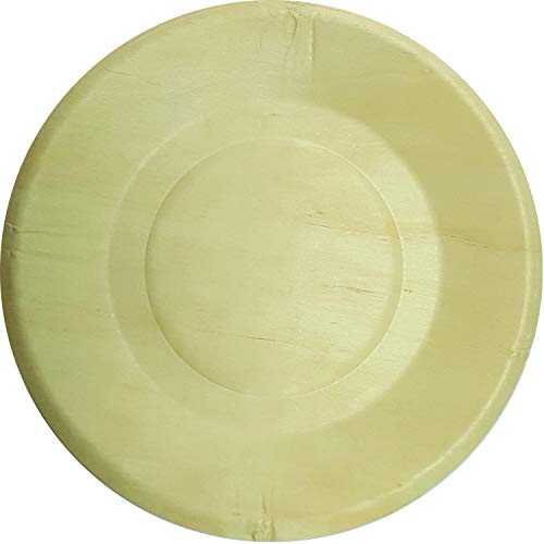 Procos 90797 - Holzplatten Rundteller, 4 Stück, Durchmesser circa 21 cm von Procos