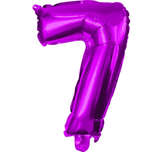Procos 91236 Folienballon Zahl 7 von Procos