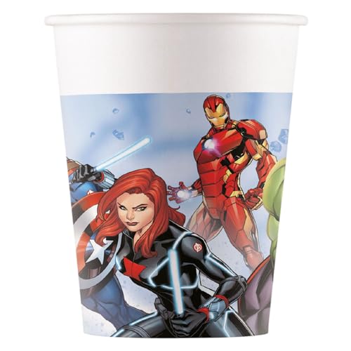 Procos - Papierbecher FSC Marvel Avengers Infinity Stones (200 ml), 8 Stück, mehrfarbig, 93872 Procos - Papierbecher FSC Marvel Avengers Infinity Stones (200 ml), 8 Stück, mehrfarbig, 93872 von Procos