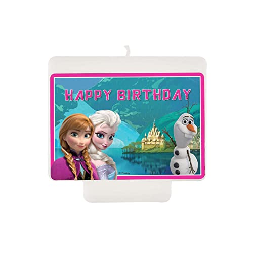 Procos - Disney Frozen, Die Eiskönigin Geburtstagskerze, Tortenkerze, Kuchen, Geschenk, Dekoration von Frozen