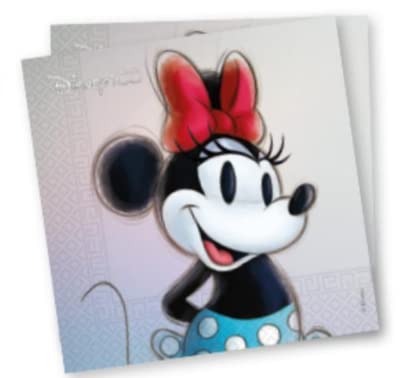 Procos Disney Party-Servietten zum 100. Jahrestag, 20 Stück – 33 x 33 cm von Procos