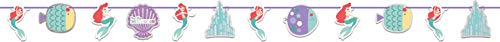 Procos- Met Deko-Wimpelkette aus Papier, 2 mt, Ariel unter dem Meer, mehrfarbig, 5PR89058 von Disney Princess