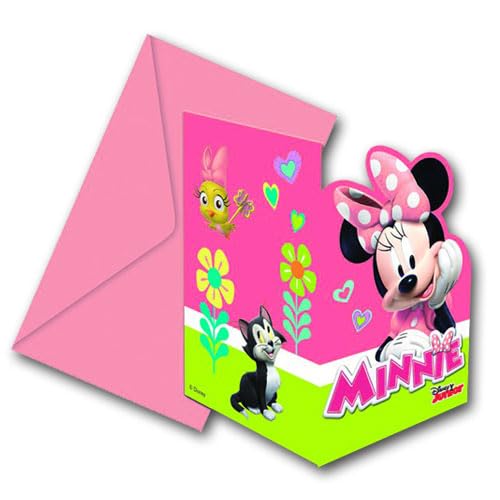 Procos Minnie Maus Kindergeburtstag Einladungskarten bunt - 12 Einladungen mit Umschlag, Größe 14,5 x 9,5 cm, Kinder-Geburtstag, Mottoparty, Karneval Procos Minnie Maus Kindergeburtstag Einladungskarten bunt - 12 Einladungen mit Umschlag, Größe 14,5 x 9,5 cm, Kinder-Geburtstag, Mottoparty, Karneval von Procos