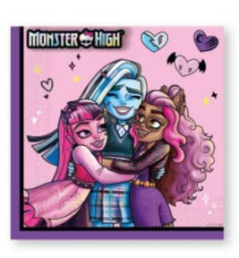 Procos Monster High Party-Servietten (20 Stück, 33 x 33 cm) von Procos