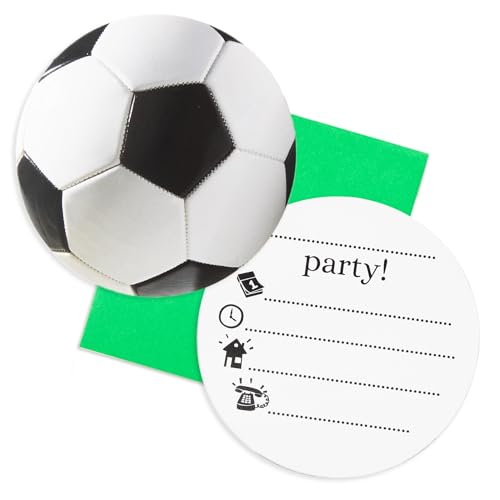 Procosdi PR86873 Einlage für Fußballparty, 6 Stück, mehrfarbig Procosdi PR86873 Einlage für Fußballparty, 6 Stück, mehrfarbig von Procos