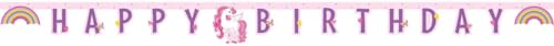 Procos - Geburtstagsbanner Happy Birthday Unicorn Rainbow Colors Party aus FSC-Papier, PR93764 Procos - Geburtstagsbanner Happy Birthday Unicorn Rainbow Colors Party aus FSC-Papier, PR93764 von Procos