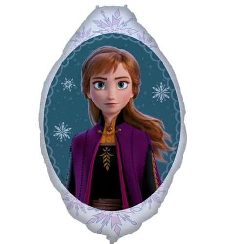 Procos - Supergroßer Folienballon Anna Disney Frozen | Ballon zum Befüllen mit Luft oder Helium | Geschenk | Dekoration von Procos