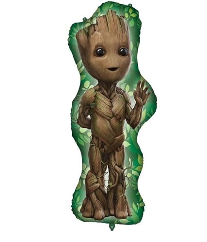 Procos - Supergroßer Folienballon Baby Groot Avengers Guardians of the Galaxy, Ballon für Luft oder Helium Füllung, Geschenk, Dekoration Procos - Supergroßer Folienballon Baby Groot Avengers Guardians of the Galaxy, Ballon für Luft oder Helium Füllung, Geschenk, Dekoration von Procos