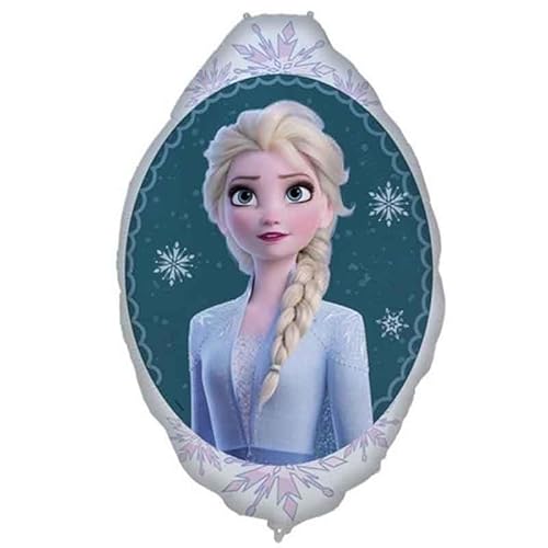 Procos - Supergroßer Folienballon Elsa Disney Frozen | Ballon zum Befüllen mit Luft oder Helium | Geschenk | Dekoration von Procos