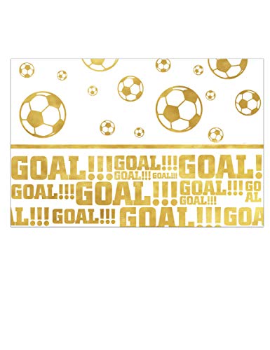 Procos Tischdecke * Fussball * für WM-Party oder Kindergeburtstag // in Gold-Design // Mottoparty Geburtstag Soccer Fußball Weltmeister Table Cover Procos Tischdecke * Fussball * für WM-Party oder Kindergeburtstag // in Gold-Design // Mottoparty Geburtstag Soccer Fußball Weltmeister Table Cover von Procos