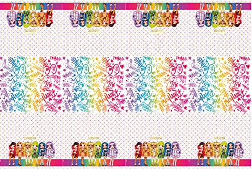 Ciao 24055 Rainbow High (180x120cm) Plastic Tablecover, Mehrfarbig von Ciao