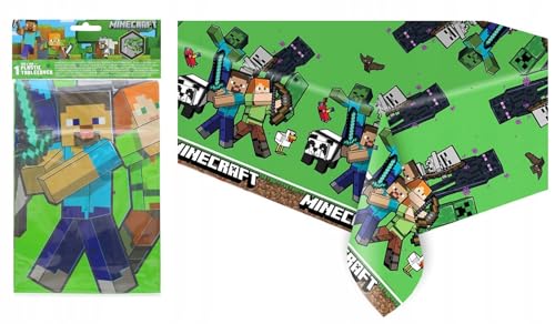 Tischdecke * Minecraft * als Deko für Kindergeburtstag und Mottoparty | Größe: 120x180cm, abwischbar, wiederverwendbar | Kinder Geburtstag Party Superheld Kinderheld Tischdecke * Minecraft * als Deko für Kindergeburtstag und Mottoparty | Größe: 120x180cm, abwischbar, wiederverwendbar | Kinder Geburtstag Party Superheld Kinderheld von Procos
