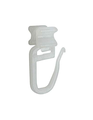 Faltengleiter beweglich, Gardinen-Faltenhaken mit X-Gleiter, für Alu-Schienen mit 6mm-Laufbreite, 100 Stück Faltengleiter beweglich, Gardinen-Faltenhaken mit X-Gleiter, für Alu-Schienen mit 6mm-Laufbreite, 100 Stück von Prodecoshop