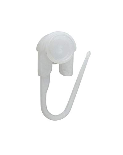 Prodecoshop Gardinenrollen, Ø 9 mm, 20 Stück, Kunststoff, für MHZ-Schienen von Prodecoshop