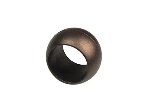 prodecoshop 8 Schlaufenkugeln, Dekokugeln, Zierkugeln für Gardinen, Kunststoff, Ø Loch 16,5 mm, rostfarben prodecoshop 8 Schlaufenkugeln, Dekokugeln, Zierkugeln für Gardinen, Kunststoff, Ø Loch 16,5 mm, rostfarben von prodecoshop