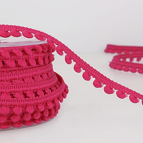MiniPomPomBorte 1 Meter pink von Products From Abroad