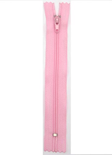 Stephanoise Reißverschluß, Kunststoff, rosa, Kleider, Zipper, nähen, Spiral, 1 Stück (10cm) von Products From Abroad