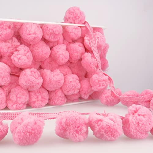 Stephanoise & Mediac Jumbo Pompom Fringe 2"X11yd-Pink -S4982P0-76 von Products From Abroad