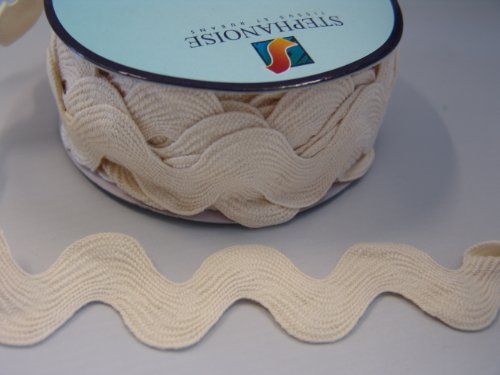 Stephanoise & Mediac Jumbo Ric Rac 35mmX13.75yd-Ivory -S1163D0-51 von Products From Abroad