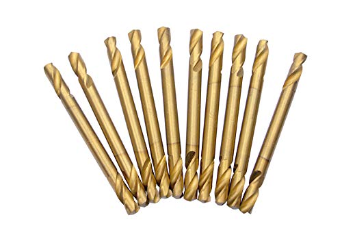 10x HSS-TIN Doppelendbohrer Spiralbohrer Blechbohrer Ø 3,3mm 10x HSS-TIN Doppelendbohrer Spiralbohrer Blechbohrer Ø 3,3mm von Profibohrer