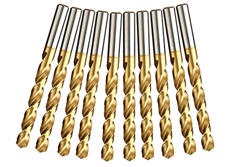 10x HSS-TIN Metallbohrer Spiralbohrer für Akkuschrauber/Bohrmaschine Ø 1mm 10x HSS-TIN Metallbohrer Spiralbohrer für Akkuschrauber/Bohrmaschine Ø 1mm von Profibohrer