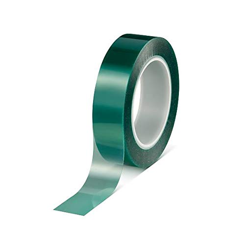 Tesa 50600 Klebeband Grünes PET Silikon-Abdeckband für Pulverbeschichtung 66m (25mm) von Profiklebeband