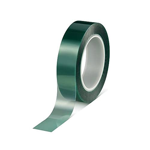 Tesa 50600 Klebeband Grünes PET Silikon-Abdeckband für Pulverbeschichtung 66m (6mm) von Profiklebeband