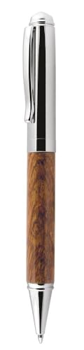 Progressio Eleganter Kugelschreiber mit Schaft aus Holz und Chrom-Finish, 14 cm von Progressio