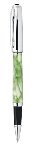 Progressio Kugelschreiber aus Metall, grüner Marmoreffekt, elegantes Design mit schwarzem Etui von Progressio