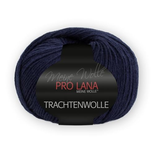 PRO LANA Trachtenwolle - Farbe: Marine (50) - 100 g/ca. 200 m Wolle von PRO LANA
