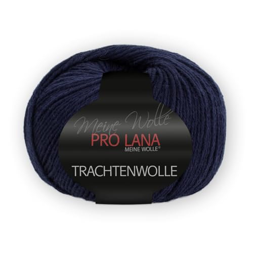 Pro Lana Trachtenwolle, 80% Schurwolle, 20% Polyamid, Marine, 200 m von Pro Lana