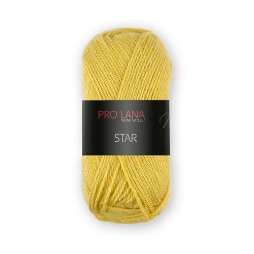 Pro Lana Wolle Star, Acryl, Gelb, 50 g Pro Lana Wolle Star, Acryl, Gelb, 50 g von Prolana