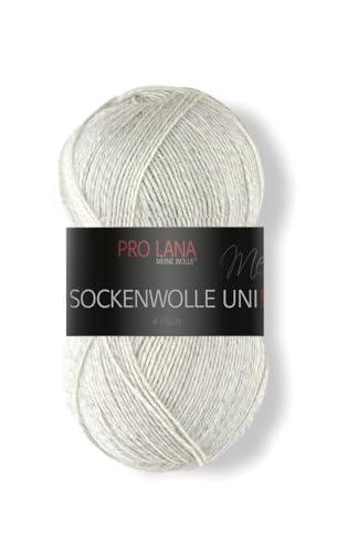 PRO LANA Sockenwolle Uni 4-Fach 403 - Silber PRO LANA Sockenwolle Uni 4-Fach 403 - Silber von PRO LANA