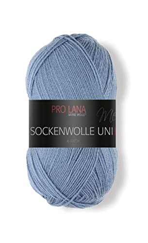 PRO LANA Sockenwolle Uni 4-Fach 407 - hellblau PRO LANA Sockenwolle Uni 4-Fach 407 - hellblau von PRO LANA