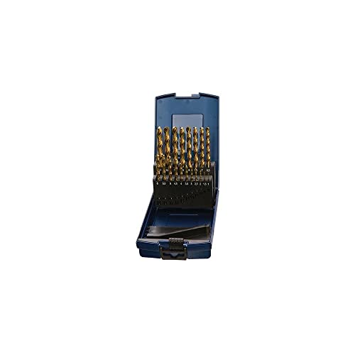 Promat Spiralbohrer-Set HSS-TiN DIN 338 Typ N, Ø 1–10 x 0,5 mm, 19-teilig Promat Spiralbohrer-Set HSS-TiN DIN 338 Typ N, Ø 1–10 x 0,5 mm, 19-teilig von Promat