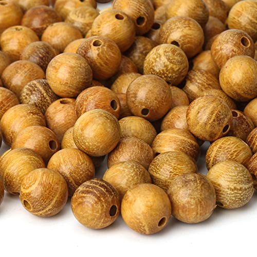 Prometis 200 Stück 10 mm natürliche Sandelholz-Perlen, wunderschöne Handarbeit, polierte Abstandshalter-Perlen für Armbänder, DIY Schmuckherstellung Prometis 200 Stück 10 mm natürliche Sandelholz-Perlen, wunderschöne Handarbeit, polierte Abstandshalter-Perlen für Armbänder, DIY Schmuckherstellung von Prometis