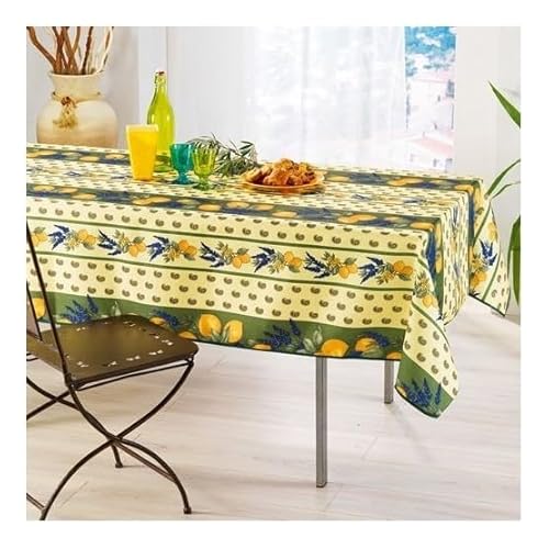Tischdecke, rechteckig, abwaschbar, schmutzabweisend, 150 x 300 cm, Limettengrün, 100 % Polyester Tischdecke, rechteckig, abwaschbar, schmutzabweisend, 150 x 300 cm, Limettengrün, 100 % Polyester von Promo Linge