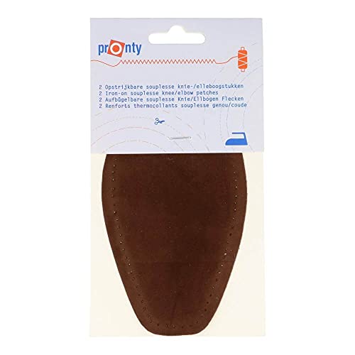 Pronty 101.010.035 Elbow Patches, Brown, One Size, 2 Count von Pronty