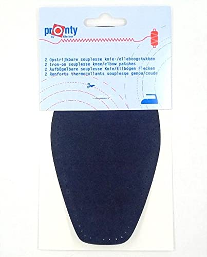 Pronty 101.010.054 Patches, Suede, Blue, One Size, 2 Pronty 101.010.054 Patches, Suede, Blue, One Size, 2 von Pronty