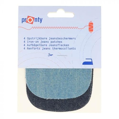 Pronty 527.610.999 Patches, Blue, One Size, 4 von Pronty