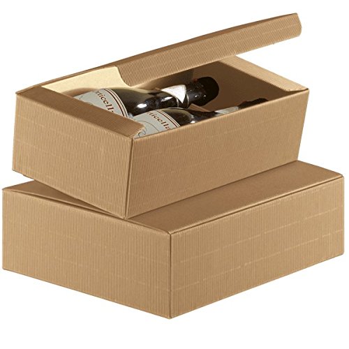 Propac z-bota2z Weinbox horizontalen canneté, 34 x 18.5 x 9 cm, 30 Stück von Propac