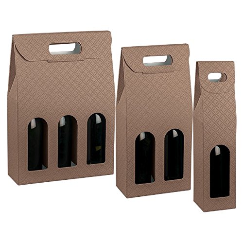 Propac z-botc3 Behälter für Flaschen Linie Heritage Leder, 27 x 9 x 38.5 cm, 30 Stück von Propac