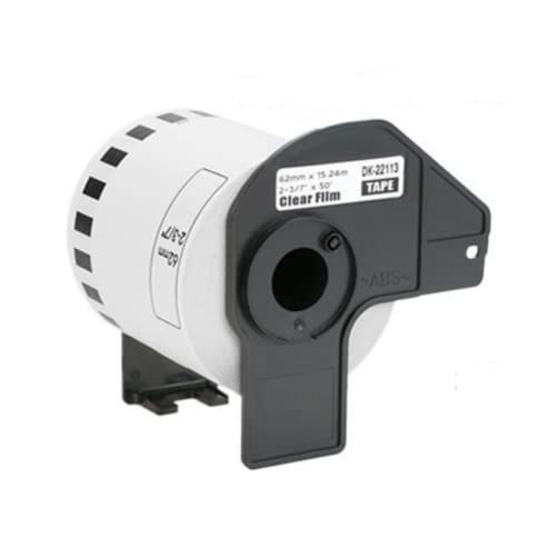 Propart NCDK22113 Transparente Etiketten, kompatibel mit 62 mm x 15,24 m von Propart